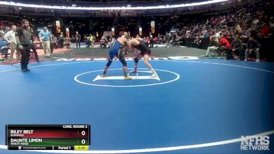 132-4A Cons. Round 2 - Daunte Limon, Wheat Ridge vs Riley Belt, Durango