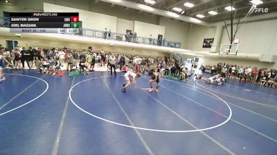 144 lbs Cons. Semi - Sawyer Grow, Champions Wrestling Club vs Joel Magana, Jackson Hole Wrestling Club