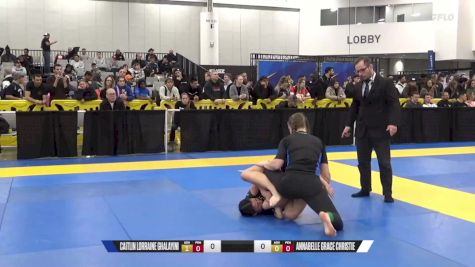 Annabelle Grace Christie vs Caitlin Lorraine Ghalayini 2024 World IBJJF Jiu-Jitsu No-Gi Championship