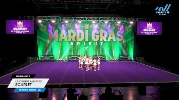 LA Cheerz Allstarz - Scarlet [2025 L5 Senior - D2 Day 2] 2025 Mardi Gras Grand Nationals