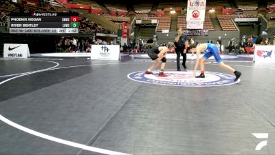 Cadet Boys Lower - 100 lbs Cons. Round 2 - Bryson Silva, Wild Cats Wrestling Club vs Andrew Theile, Livermore Elite Wrestling Club