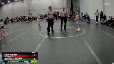 60 lbs Round 3 (3 Team) - Kroy Voelker, Iron Horse vs Jackson Claycomb, Revival Uprising Black