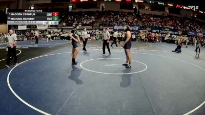 D 2 215 lbs Champ. Round 1 - Michael Schmitt, Prairieville vs Madden Credeur, Comeaux