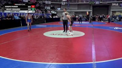 5A 138 lbs Cons. Semi - Brody Edwards, Beauregard HS vs Joseph Purser, Corner