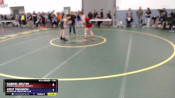 150 lbs Cons. Round 2 - Gabriel Reuter, Interior Grappling Academy vs West Swanson, Marathon Wrestling Club