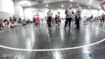 61 lbs Consolation - Garrett Potts, Wagoner Takedown Club vs Kaysen Peters, Collinsville Cardinal Youth Wrestling
