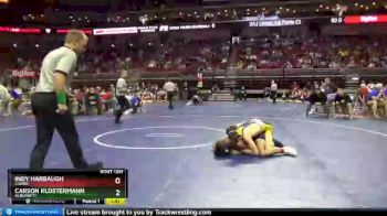 1A-145 lbs Cons. Round 2 - Indy Harbaugh, Lisbon vs Carson Klostermann, Alburnett