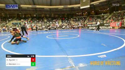 85 lbs Round Of 32 - Antonio Aguilar, RedWave Wrestling vs John Weinlein, Wave Wrestling Club (TN)