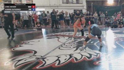 116 kg Semifinal - Lyric Hetzer, Wowtc vs Aubree Gutierrez, Surfside RTC