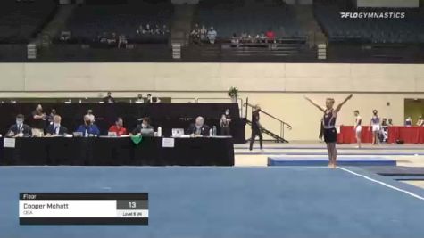 Cooper Mohatt - Floor, OGA - 2021 USA Gymnastics Development Program National Championships