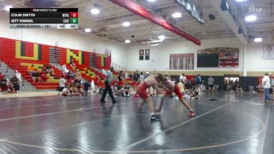 High School - 164 lbs Finals (8 Team) - Colin Smyth, Mt. Olive vs Jett Kimmel, Easton
