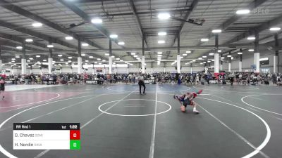 62 lbs Rr Rnd 1 - Dominik Chavez, Dominate Club Wrestling vs Hutch Nordin, Ravage WC