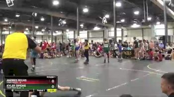 95 lbs Round 1 (6 Team) - Andres Rojas, Steel Valley vs Kyler Simons, Team Iowa Blue