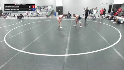 120 lbs Landon Walker, South Dakota Red vs Daniel Mendoza, California Blue