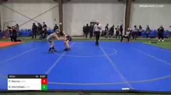 80 lbs Consolation - Patrick Marino, Howell Predators vs Brayden Hinrichsen, Upper Township