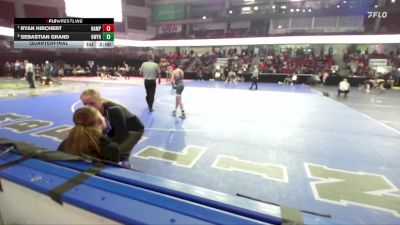 106 lbs Quarterfinal - Ryan Hirchert, Nampa vs Sebastian Grand, Owyhee