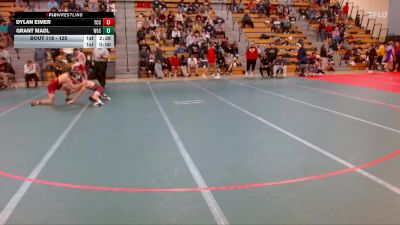 125 lbs Champ. Round 2 - Dylan Eimer, Triton Community College vs Grant Madl, Wisconsin-La Crosse