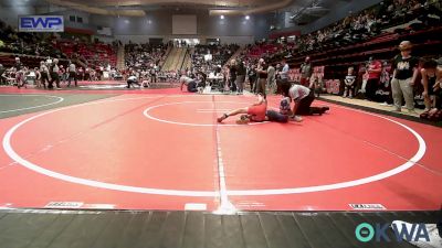 64 lbs Rr Rnd 1 - Jadeal Peach, Claremore Wrestling Club vs Kyson Barnett, Twin Hills