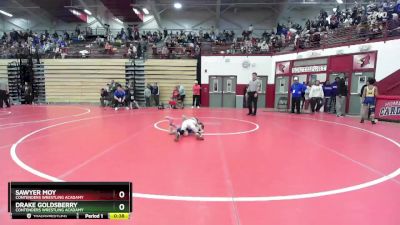 49 lbs Round 5 - Drake Goldsberry, Contenders Wrestling Acadamy vs Sawyer Moy, Contenders Wrestling Acadamy