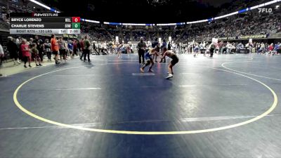 120 lbs Quarterfinal - Bryce Lorenzo, Belle Vernon vs Charlie Stevens, Seneca Valley