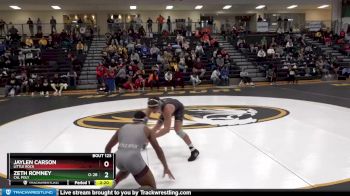 141 lbs Cons. Semi - Zeth Romney, Cal Poly vs Jaylen Carson, Little Rock