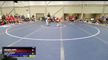 170 lbs Semis & 3rd Wb (16 Team) - Archer Jones, Arkansas Red vs Alex Lecroy, Texas Red