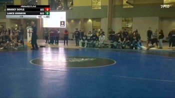 138 lbs Lance Johnson, Natrona County vs Bradey Doyle, Butte