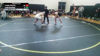 165 lbs Round 2 - Gabe Bearden, Terrell Academy vs Clark Phillips, Unaffiliated