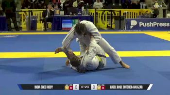 Hazel Rose Butcher-Salazar vs India Bree Risby 2025 World Jiu-Jitsu IBJJF Championship