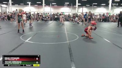 80 lbs Round 2 (4 Team) - Taycen Birkhead, Moser`s Mat Monsters vs Dean Steward, Full Circle Red