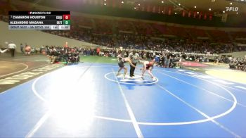 3A Boys 165 lbs Champ. Round 1 - Camaron Houston, Coquille Boys vs Alejandro Magana, Dayton Boys