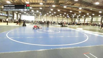 126 lbs Consi Of 32 #1 - Omar Rushing, NC vs Michael Barry, MA