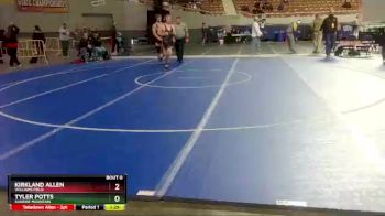 D2-175 lbs Quarterfinal - Kirkland Allen, Williams Field vs Tyler Potts, Sunrise Mountain