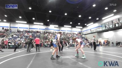 120 lbs Semifinal - Abram Atchley, Norman Grappling Club vs Landon Achziger, Choctaw Ironman Youth Wrestling