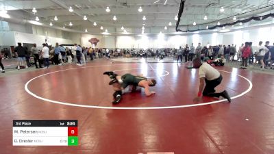 149 lbs 3rd Place - Maxwell Petersen, North Dakota State vs Gavin Drexler, North Dakota State