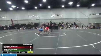 112 lbs Quarterfinals (8 Team) - Audrey Scherer, Missouri 2 vs Janessa George, Colorado