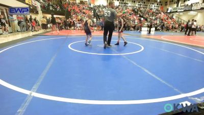 58 lbs Quarterfinal - Corbin Morris, Viking Wrestling Club vs Nash McCuistion, Tiger Trained Wrestling