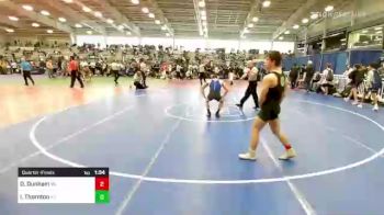 132 lbs Quarterfinal - Dyson Dunham, VA vs Isaac Thornton, KY