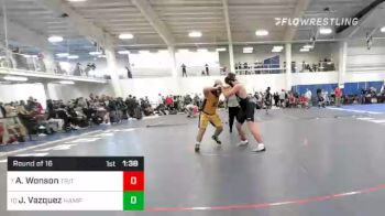 220 lbs Round Of 16 - Ashton Wonson, Triton vs Jerameel Vazquez, Hampden Charter West