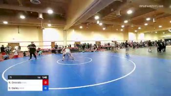 71 lbs Consi Of 16 #2 - Roman Onorato, Seagull Wrestling Club vs Silas Dailey, Askren Wrestling Academy