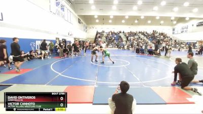 165 lbs Cons. Round 2 - David Ontiveros, Sunnyhills HS vs Victor Canhoto, Victor Villains Wrestling Club