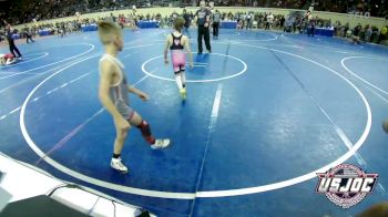 67 lbs Consi Of 8 #1 - Beau Ferrell, Weatherford Youth Wrestling vs Wyatt Rochell, Duncan Demon Wrestling