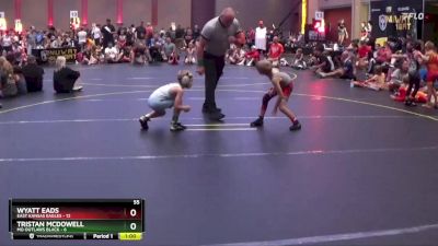 55 lbs Round 3 (4 Team) - Wyatt Eads, East Kansas Eagles vs Tristan McDowell, MO Outlaws Black