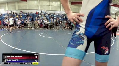 120 lbs Cons. Round 4 - Joshua Morrison, OH vs Cadon Waatti, MI