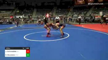 125 lbs Quarterfinal - Jacob Schmadeke, Valiant College Prep vs Gabriel Bouyssou, Mayo Quanchi