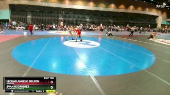 132 lbs Cons. Round 3 - Evan Rodriguez, Cathedral Catholic vs Michaelangelo DeLeon, Oakdale