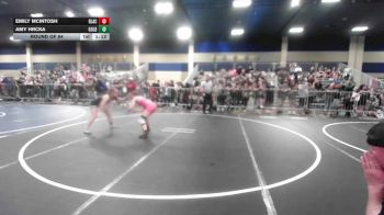 116 lbs Round Of 64 - Emily McIntosh, Black Flag Wr Ac vs Amy Hrcka, Gold Rush Wr Ac