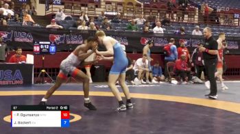 77 lbs Champ. Round 2 - Danny Braunagel, Illinois Regional Training Center/Illini WC vs Quinlan Nelson, Illinois