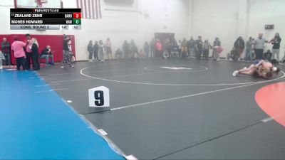 157 lbs Cons. Round 3 - Zealand Zehr, Leo vs Moses Howard, Wawasee