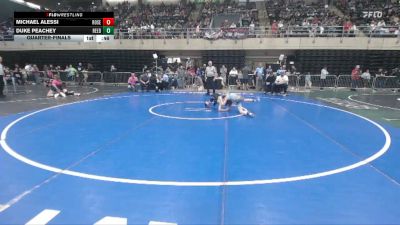 78 lbs Quarterfinal - Michael Alessi, Rose Valley vs Duke Peachey, Reedsville
